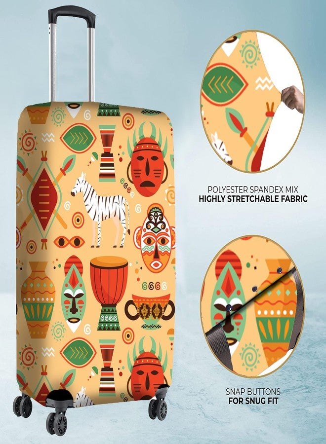 Nasher Miles Polyester 65 (24 Inch) Medium Protective Luggage Cover - Afro - Image 4